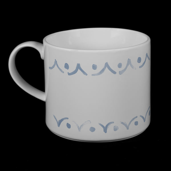Porcelain Mug featuring "Borders" Artwork • 3 Color Options  Porcelain Mugs- The French Press Coffee Company