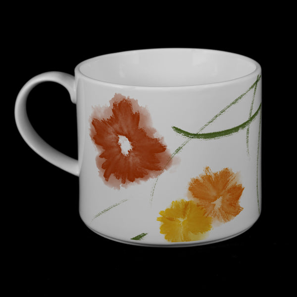 Porcelain Mug featuring "Floriglee" Artwork  Porcelain Mugs- The French Press Coffee Company